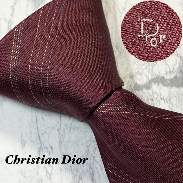 ✨極美品✨Christian Dior ネクタイ ストライプ柄 レジメンタル