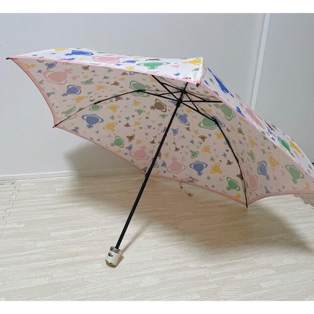 トップ Westwood Vivienne - ピンク オーブ柄 折りたたみ傘 ウエストウッド 【レア】ヴィヴィアン 傘