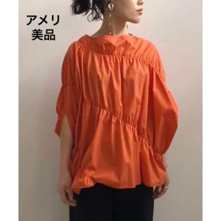 アメリヴィンテージ(Ameri VINTAGE)の【Ameri】 MEDI GROUND CHERRY GATHER SHIRT(シャツ/ブラウス(長袖/七分))