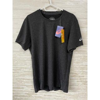 アシックス(asics)の「S」アシックス asics ウールブレンドSSトップ　黒(Tシャツ/カットソー(半袖/袖なし))