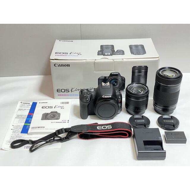 一番の - Canon Canon ダブルズームキット ブラック eoskissX9