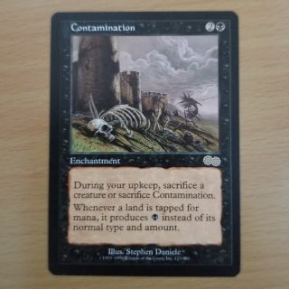 マジックザギャザリング(マジック：ザ・ギャザリング)のMTG 汚染 contamination(シングルカード)