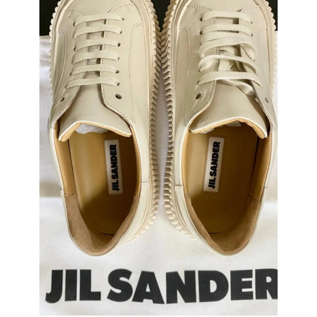 22SS【新品】JIL SANDER プラットフォーム レザー スニーカー 37