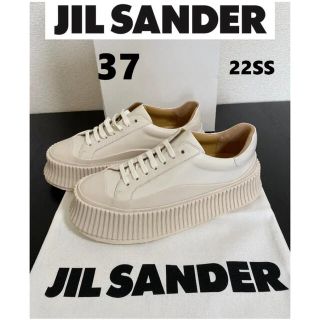 ジルサンダー(Jil Sander)の22SS【新品】JIL SANDER プラットフォーム レザー スニーカー 37(スニーカー)