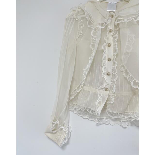 CHANEL(シャネル)のsilk chanel blouse レディースのトップス(シャツ/ブラウス(長袖/七分))の商品写真