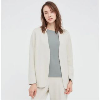 ユニクロ(UNIQLO)のユニクロ ジャケット(ノーカラージャケット)