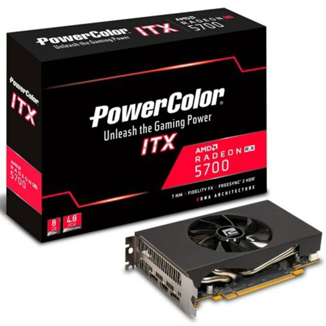 新しいブランド PowerColor Radeon™ GDDR6 8GB ITX 5700 RX PCパーツ