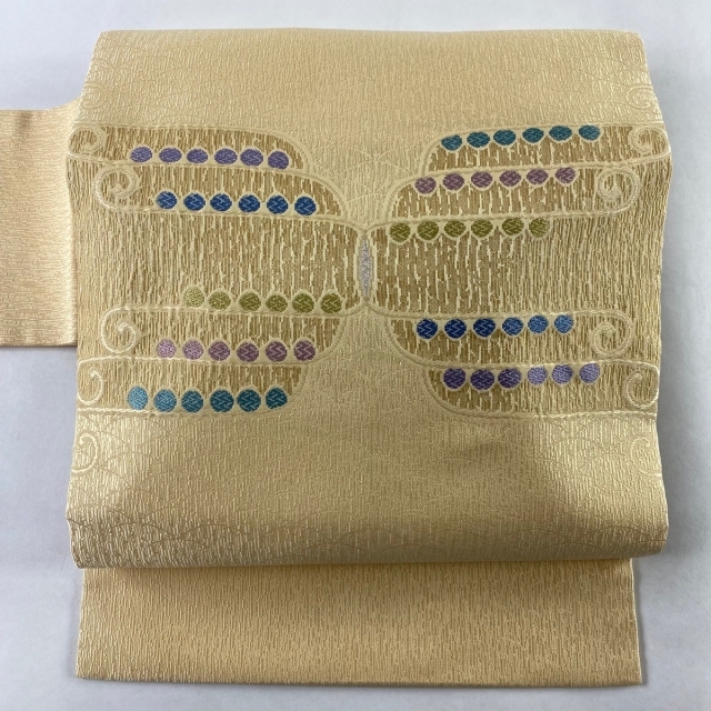 名古屋帯 美品 名品 正絹 【】