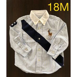 ラルフローレン(Ralph Lauren)のラルフローレン  ベビー　ビッグポニー　ストライプ　シャツ(シャツ/カットソー)