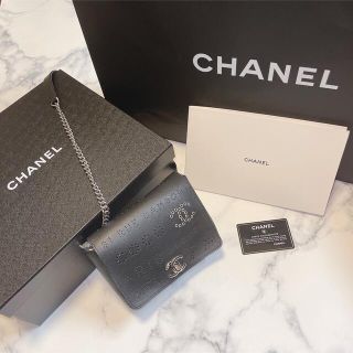 シャネル(CHANEL)の【最終値下げ】シャネル CHANEL ボディバック ラムスキン Gカード付(ボディバッグ/ウエストポーチ)