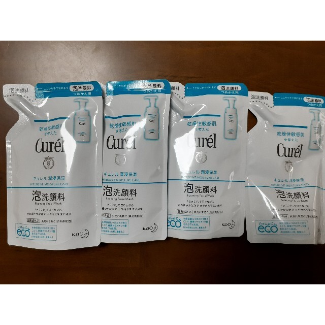 Curel(キュレル)のキュレル泡洗顔料✖️4袋 コスメ/美容のスキンケア/基礎化粧品(洗顔料)の商品写真