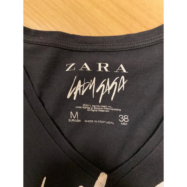 ZARA(ザラ)のZARA レディーガガ　半袖　Tシャツ メンズのトップス(Tシャツ/カットソー(半袖/袖なし))の商品写真