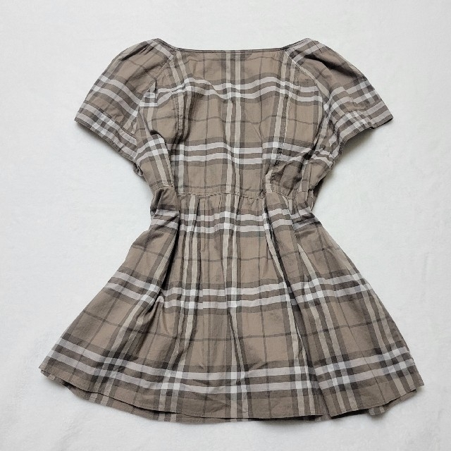 極美品】バーバリー ロンドン ペプラムシャツ チュニック ノバチェック 38 日本初の バーバリー ブルーレーベル ノバチェック チュニック 38