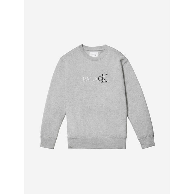 CK1 Palace クルーネック スウェットシャツ グレー M - スウェット