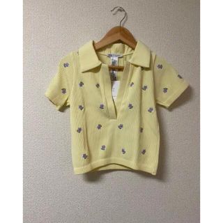 ザラ(ZARA)のZARA 花柄トップス(カットソー(半袖/袖なし))