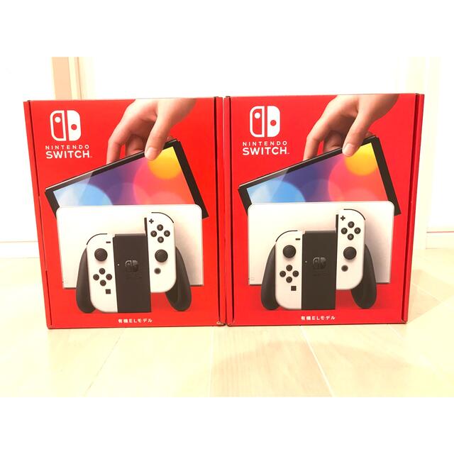 新品未開封　任天堂スイッチ有機ELモデル　ホワイト２台