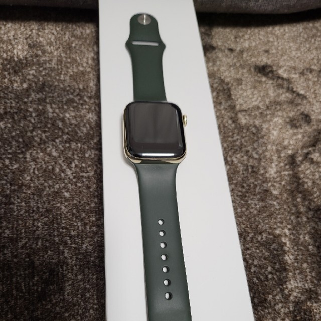 アップル Apple Watch 6 44mm ゴールドステンレス グリーンスポ