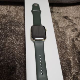 アップル Apple Watch 6 44mm ゴールドステンレス グリーンスポ(その他)