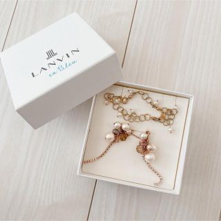 ランバンオンブルー(LANVIN en Bleu)のランバン　オン　ブルー　イヤリング　ブレスレット　ラプンツェル　結婚式　入学式(イヤリング)