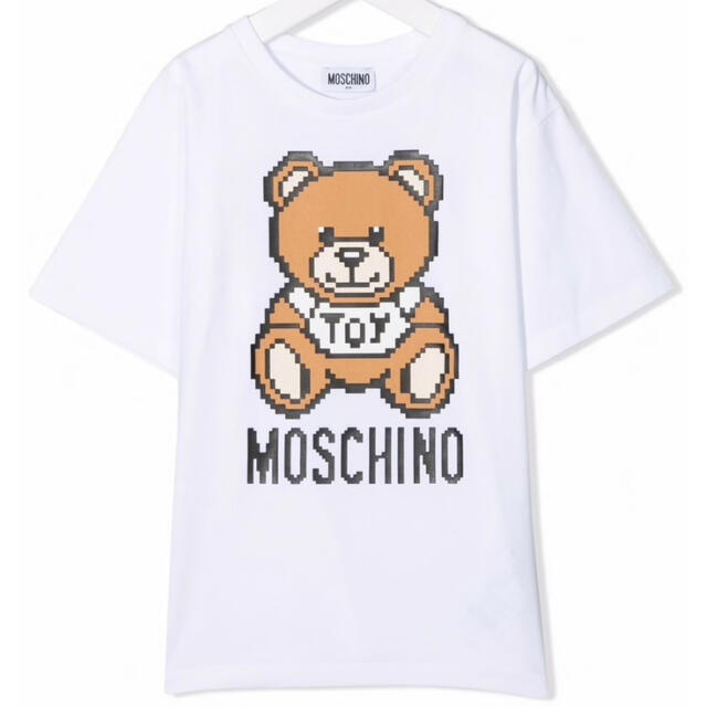 モスキーノ　ピクセルベアTシャツ　ホワイト　14     男性もOK！