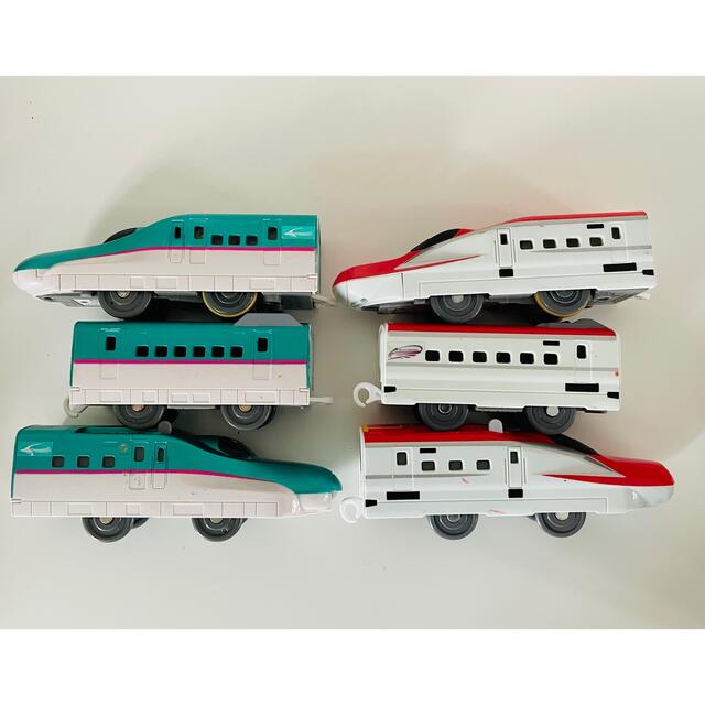 プラレール  E5系×E6系　セット　はやぶさ　こまち　専用 エンタメ/ホビーのおもちゃ/ぬいぐるみ(鉄道模型)の商品写真