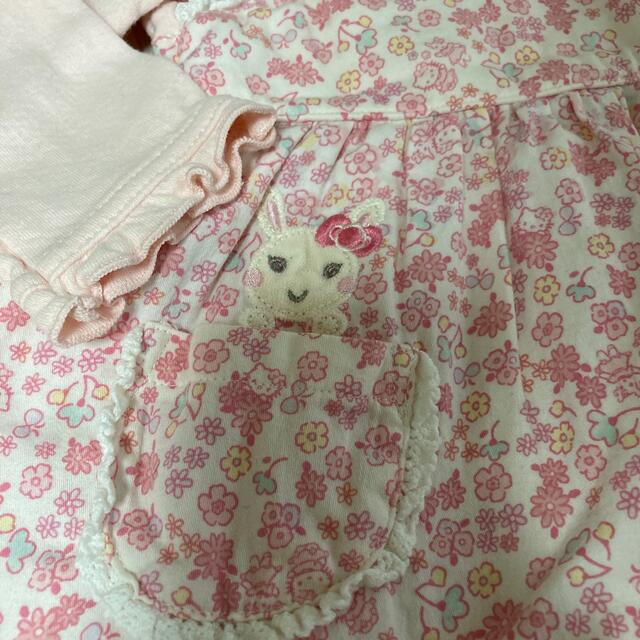 coeur a coeur(クーラクール)のクーラクール♡キティコラボチュニック  キッズ/ベビー/マタニティのキッズ服女の子用(90cm~)(ワンピース)の商品写真