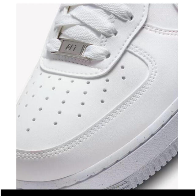 NIKE(ナイキ)の厚底 新品 24.0cm ナイキ エアフォース1 白x白　ホワイトxホワイト レディースの靴/シューズ(スニーカー)の商品写真