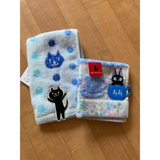 ハンカチ　2枚セット　猫(ハンカチ)