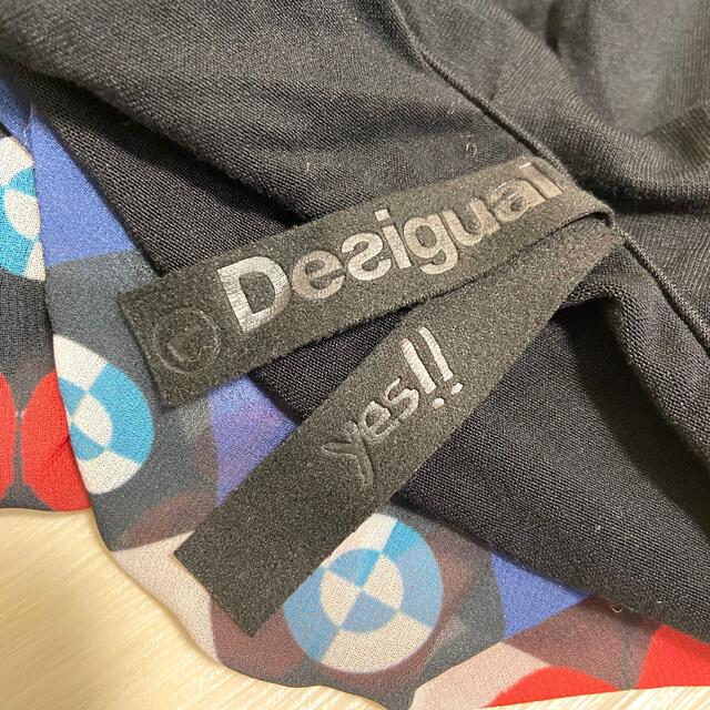 DESIGUAL(デシグアル)のDesigual デシグアル ショルダージップ レースカットソー レディースのトップス(カットソー(長袖/七分))の商品写真