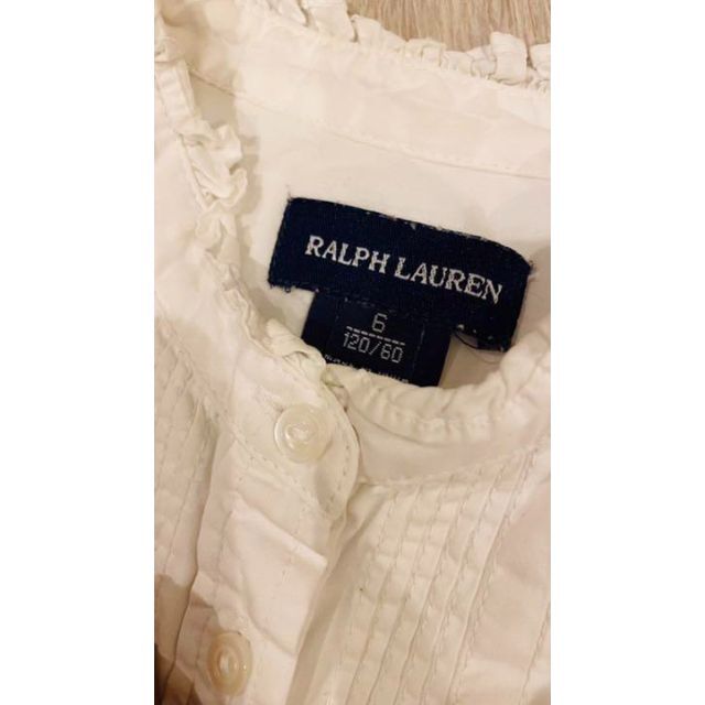 Ralph Lauren(ラルフローレン)の【最終値下げ】ラルフローレン　ブラウス　トップス　可愛い 120cm キッズ/ベビー/マタニティのキッズ/ベビー/マタニティ その他(その他)の商品写真