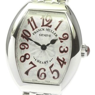 フランクミュラー(FRANCK MULLER)の☆美品★保証書付き【FRANCK MULLER】フランクミュラー ハートトゥハート 5002SQZJA クォーツ レディース【ev20】(腕時計)