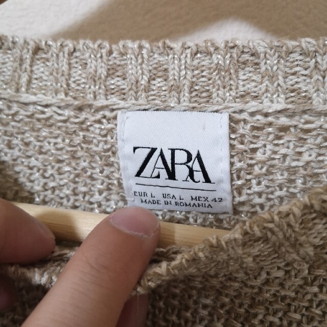 ZARA(ザラ)のzara 春・夏 ニット L メンズのトップス(ニット/セーター)の商品写真