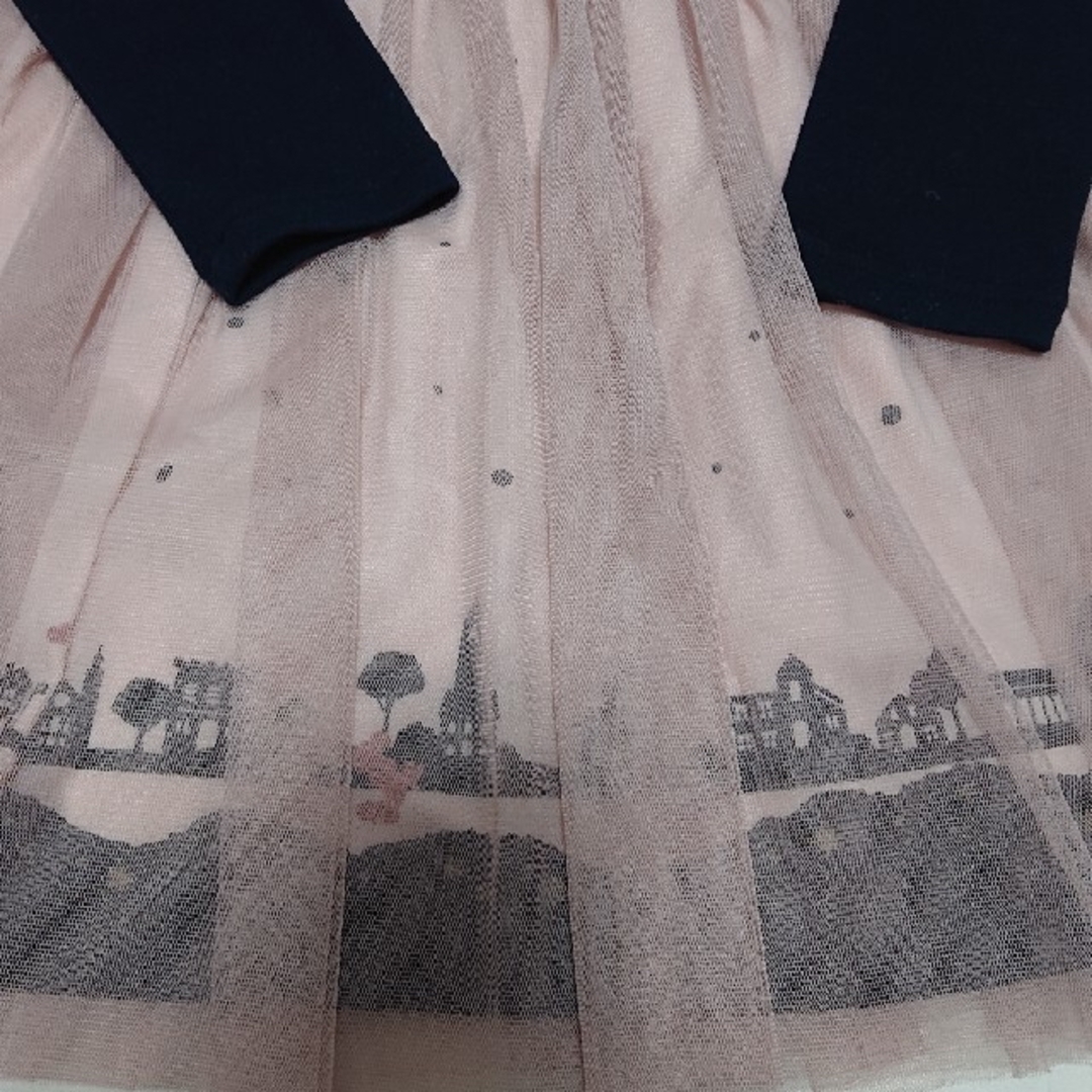 MPS(エムピーエス)の140cm ノースリーブワンピ、カーディガンセット キッズ/ベビー/マタニティのキッズ服女の子用(90cm~)(ドレス/フォーマル)の商品写真