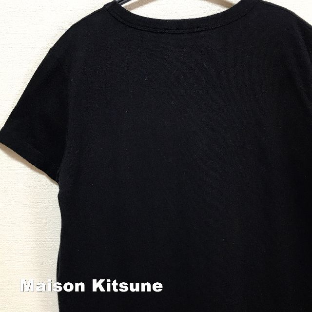 【MESON KITSUNE】メゾンキツネ トリコロールキツネ Tシャツ BLK 6