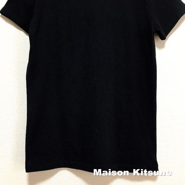 【MESON KITSUNE】メゾンキツネ トリコロールキツネ Tシャツ BLK 7