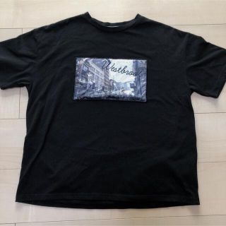 tシャツ レディース   Lサイズ　黒　シンプル　半袖　夏(Tシャツ(半袖/袖なし))