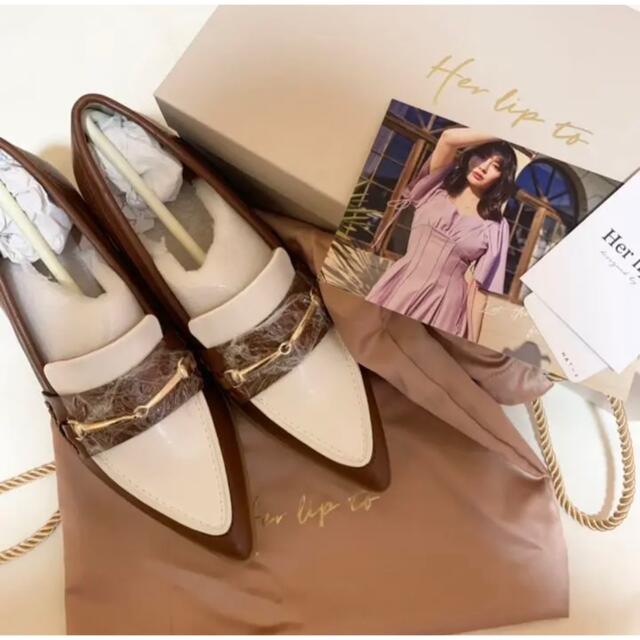 Her lip to - herlipto Two-Tone Bit Loafersの通販 by nana's shop ...