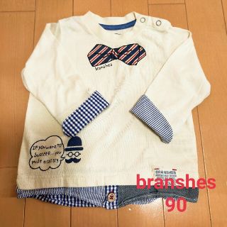 ブランシェス(Branshes)のbranshes　長袖カットソー　90㎝(Tシャツ/カットソー)