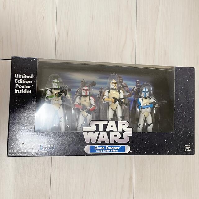 フィギュア スターウォーズ クローントルーパー4パック 未開封 www