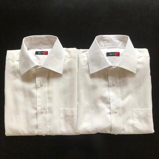 イオン(AEON)のメンズ　ワイシャツ　白　2枚セット(シャツ)