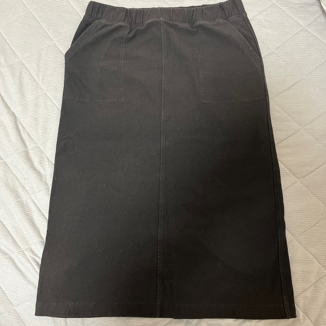 UNIQLO(ユニクロ)の【UNIQLO】大人気デニムジャージースカート レディースのスカート(ひざ丈スカート)の商品写真