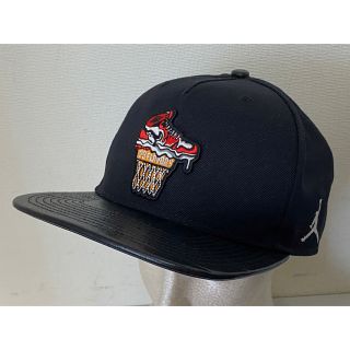 ナイキ(NIKE)のジョーダン/アイスクリーム/キャップ/帽子/ジャンプマン/レザー/スナップバック(キャップ)