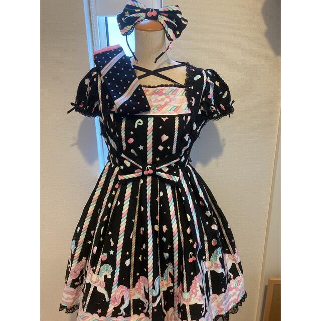 本日限定値下!Angelic Pretty☆ Sugary Carnival - ひざ丈ワンピース