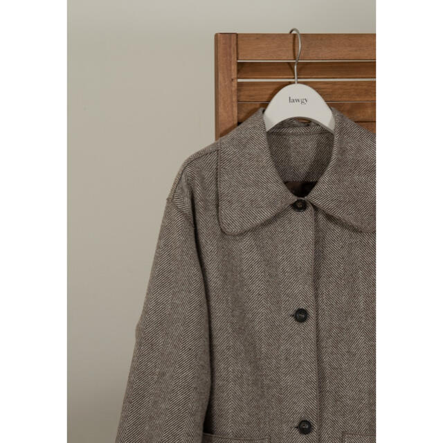 lawgy(ラウジー)のlawgy maru collar coat レディースのジャケット/アウター(ロングコート)の商品写真