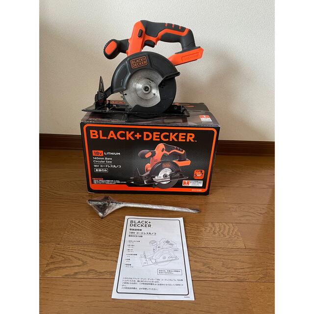 ブラックアンドデッカー コードレス丸ノコ【本体のみ電池別】 BDCCS18B