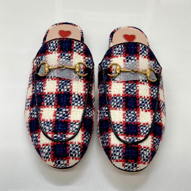 Gucci - 4035 未使用 グッチ プリンスタウン ツイード ホースビット