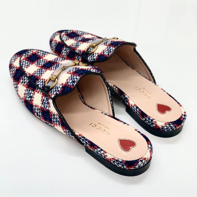 Gucci - 4035 未使用 グッチ プリンスタウン ツイード ホースビット