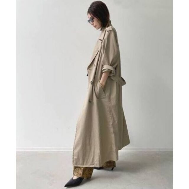 L'Appartement DEUXIEME CLASSE(アパルトモンドゥーズィエムクラス)の20SS L'Appartement Oversize Trench Coat レディースのジャケット/アウター(トレンチコート)の商品写真