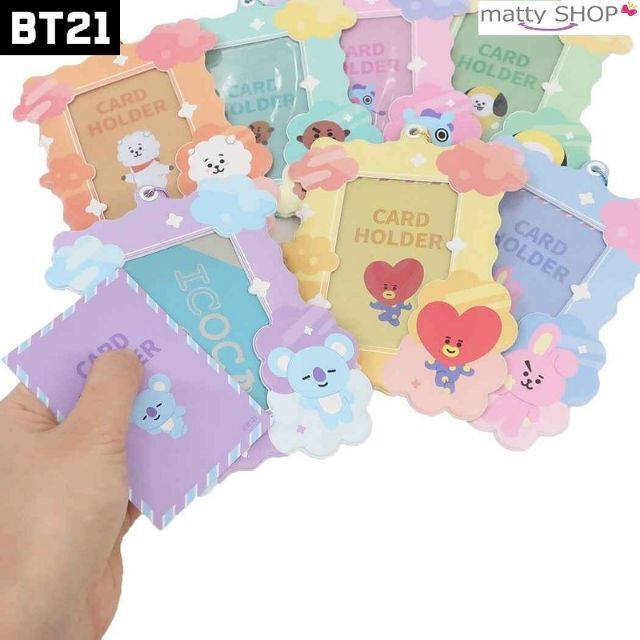 BT21(ビーティーイシビル)のBT21　カードホルダー TATA エンタメ/ホビーのアニメグッズ(キーホルダー)の商品写真