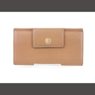 ブルガリ(BVLGARI)のブルガリ BVLGARI 長財布 レザー ワンポイント 茶 ブラウン /mm(財布)